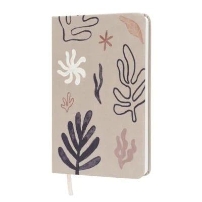 Abbildung von Kokonote Bullet Journal Notizbuch Kalima Stoff Hardcover Notizblock Reisetagebuch zum selberschreiben Dotted Tagebuch Mädchen und Jungen