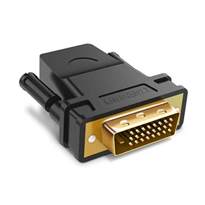 Abbildung von UGREEN DVI auf HDMI Adapter Buchse D Stecker 24+1 HDTV Konverter bis zu 1080P Full HD Vergoldete Kontakte
