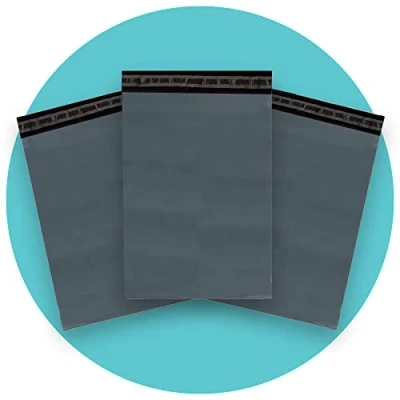 Abbildung von triplast 6 x 9 Zoll Kunststoff Versandtaschen Tasche, Grau (200 Stück)
