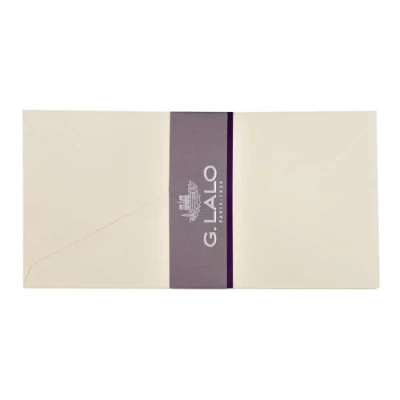 Abbildung von G. Lalo G.Lalo 21800L Umschläge Vélin de France (gummiert, 50% Hadern, DL, 11 x 22 cm, 20 Umschläge, 125 g) creme