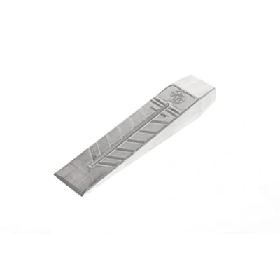 Abbildung von Ochsenkopf Alu Massivkeil, Geschmiedeter Sicherheitskeil, Zum Fällen und Spalten, KWF Profi Qualität, Hubhöhe 35 mm, 850 g, silber