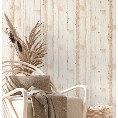 Abbildung von A.S. Création Vliestapete &quot;Natural Living Holztapete&quot;, matt, nachhaltig PVC Frei umweltfreundlich skandinavisch