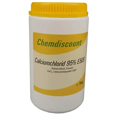 Abbildung von 1kg Calciumchlorid CaCl2 (95 98%), wasserfrei, Lebensmittelqualität E509