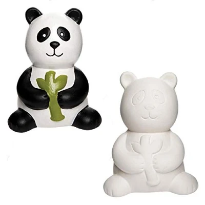 Abbildung von Baker Ross Keramik Sparschweine in Panda Form