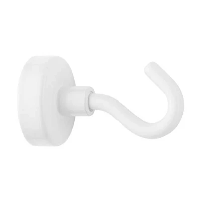 Abbildung von Westcott E 10827 00 Magnethaken Neodym, 25 mm, Haftkraft bis ca. 15 kg, weiß