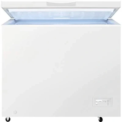 Abbildung von Zanussi ZCAN26FW1 Gefriertruhe, Fassungsvermögen 254 Liter, 2 Körbe, Inverter Kompressor, schnelles Einfrieren, LCD Display, akustischer und optischer Alarm, weiß