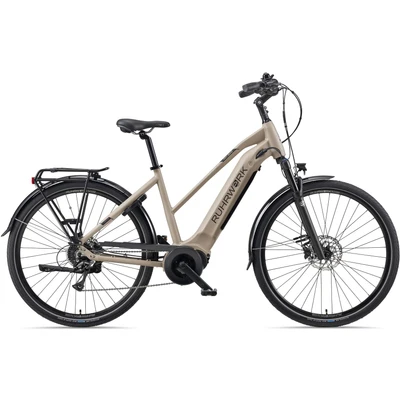 Abbildung von RUHRWERK E Bike &quot;MT 800 Damen&quot;, 8 Gang, Shimano, Acera, Mittelmotor 250 W, Pedelec, Elektrofahrrad für Damen, Trekkingrad