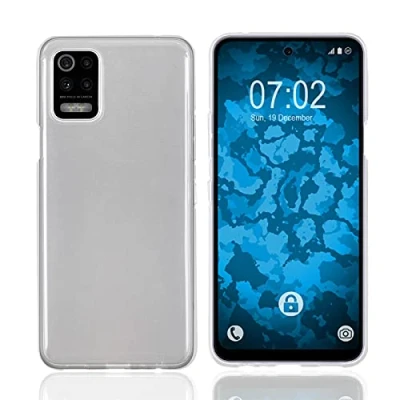 Abbildung von PhoneNatic Case kompatibel mit LG K52 Crystal Clear Silikon Hülle transparent