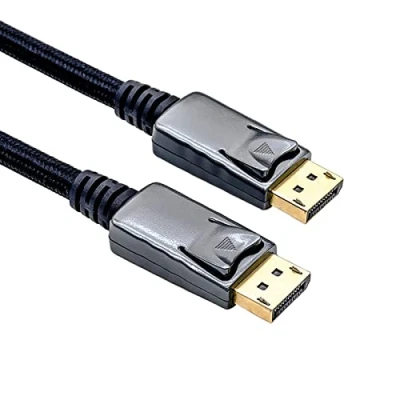 Abbildung von ROLINE DisplayPort Kabel, DP DP, v1.2, ST ST, schwarz metallic, 2 m