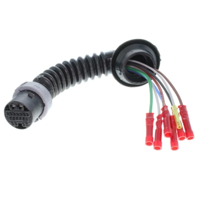 Abbildung von VEMO EXPERT KITS + V40 83 0018 Reparatursatz, Kabelsatz Fahrzeugtür, beidseitig, hinten mit Faltenbalg OPEL: Corsa D Schrägheck