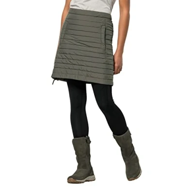 Abbildung von Jack Wolfskin Damen ICEGUARD Skirt Outdoorrock, Dusty Olive, XL