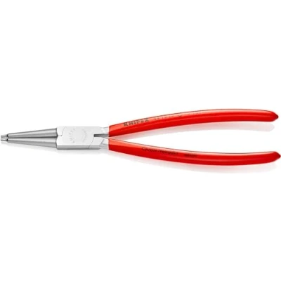 Abbildung von KNIPEX Sicherungsringzange für Innenringe in Bohrungen mit Kunststoff überzogen verchromt 225 mm 44 13 J3