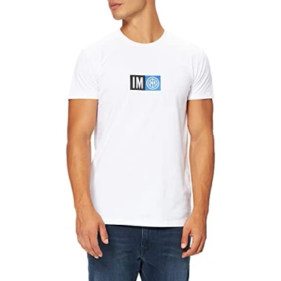Abbildung von Inter I M Back White T Shirt, Unisex, Weiß