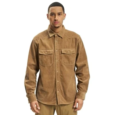 Abbildung von Brandit LONG Sleeve Hemd, Herren, Größe: Large, Camel