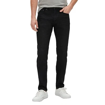 Abbildung von GAP Herren Slim Taper Fit Denim Jeans, Verwaschenes Schwarz, 38W / 32L