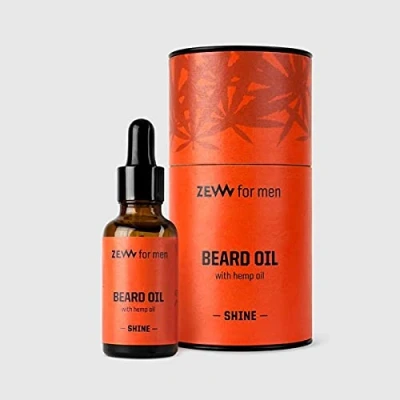 Abbildung von Zew for Men Shine Beard OIL WITH HEMP Bartpflege, Herren, Größe: 30 ml,