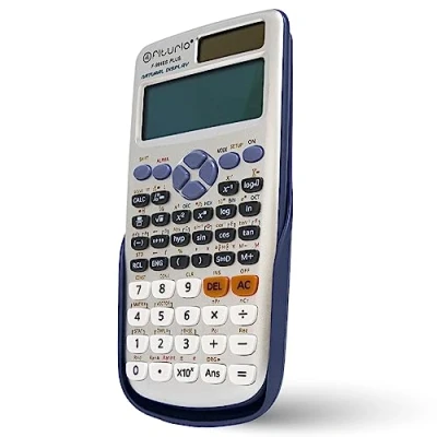 Abbildung von Calculadora científica Solar, Digital cientifica para Ingeniería, Escuela y Universidad, Pantalla 2 líneas, Compatible Escuelas Negocios Ofituria (F 991ES)