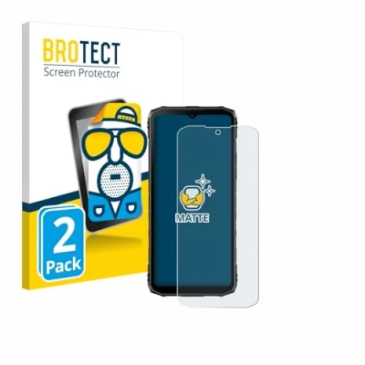 Abbildung von BROTECT Entspiegelungs Schutzfolie für Doogee Blade 10 Pro / Ultra (2 Stück) Matte Displayschutz Folie, Anti Reflex, Fingerprint