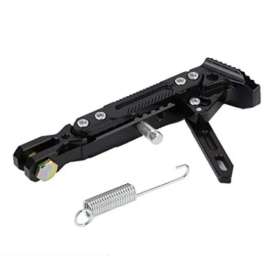 Abbildung von Motorrad Ständer Universal CNC verstellbarer Stativ Fußseitenstütze