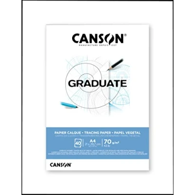 Abbildung von Canson Pad Graduate Tracing A3 70 g Skizzenbuch