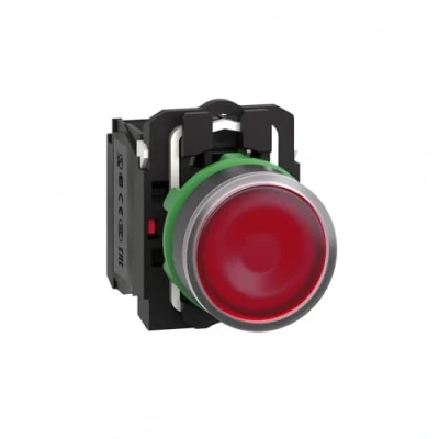 Abbildung von Harmony Xb5 Taste Rot Ohne Kennzeichnung Led 24V