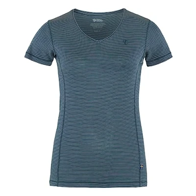 Abbildung von Fjallraven 89472 534 Abisko Cool T Shirt W Damen Indigo Blue Größe XXS