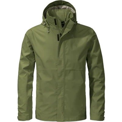 Abbildung von Schöffel Gmund M Regenjacke / wasserabweisende Jacke, Herren, Größe: 46, grün