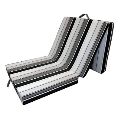 Abbildung von Klappmatratze, Schwarz/Weiß, 190 x 70 cm, VitaliSpa®, 10 cm hoch