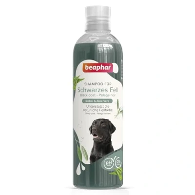 Abbildung von BEAPHAR Shampoo Für Schwarzes Fell Unterstützt Die Natürliche Fellfarbe Hautfreundlich Mit Salbei Und Aloe Vera Ph Neutral 0% Parabene, Silikone Frischer Duft Vegan 250 ml