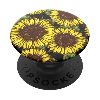 Abbildung von PopSockets PopGrip Ausziehbarer Sockel und Griff für Smartphones Tablets mit einem Austauschbarem Top Sunflower Power