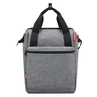 Abbildung von Reisenthel Klickfix Roomy GT Twist Silver graue Shopper Fahrradtasche