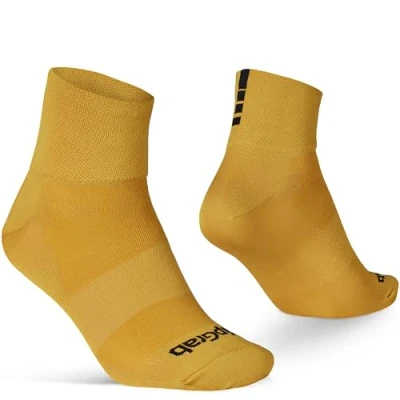 Abbildung von GripGrab Lightweight SL Performance Fahrrad Socken Sommer 1er und 3er Pack Eyecatching 2 Längen Fahrradsocken Kurz Lang