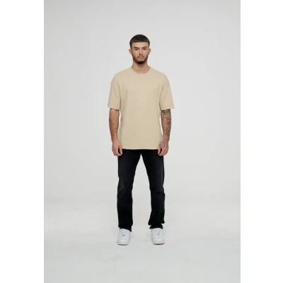 Abbildung von 2Y Premium FT60203 Tshirt basic, Herren, Größe: Small, Beige