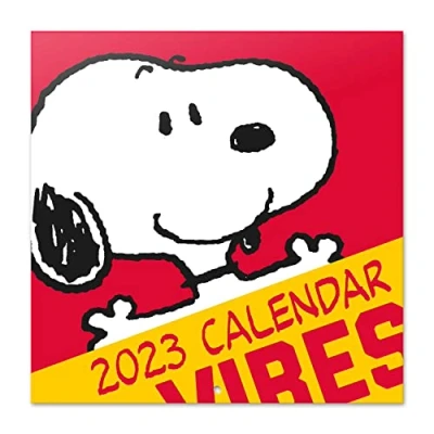 Abbildung von Grupo Erik Wandkalender 2023, Snoopy Peanuts Jahreskalender Kalender 2023 mit Geschenk Poster, zum Aufhängen, offizielle Lizenz, FSC zertifiziert