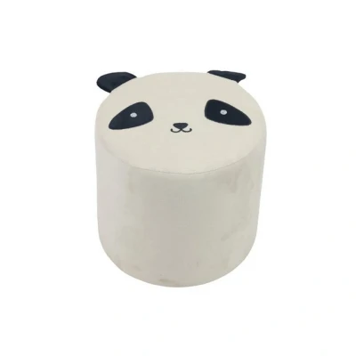 Abbildung von HTI Living Kinderhocker Marcia Panda Weiß (Stück, 1 St., Hocker), Tierhocker Sitzhocker