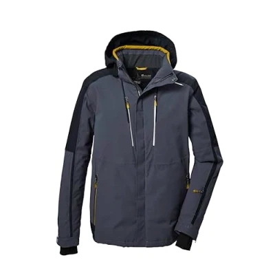 Abbildung von killtec Herren Skijacke/Funktionsjacke mit abzippbarer Kapuze und Schneefang KSW 69 MN SKI JCKT, marine, 4XL, 41956 000