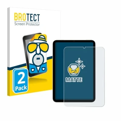 Abbildung von BROTECT Entspiegelungs Schutzfolie für Apple iPad Mini 7 WiFi 2024 (2 Stück) Matte Displayschutz Folie, Anti Reflex, Fingerprint
