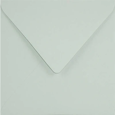 Abbildung von Netuno 100 quadratische Briefkuverts Pastell Grün 153x 153 mm 120g Keaykolour Pastel Green elegante Briefhüllen aus Feinpapier ökologisch hochwertige Briefumschläge quadratisch für Einladungskarten