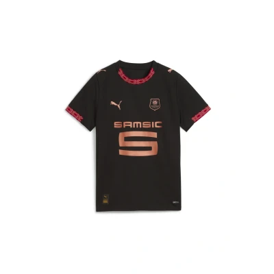 Abbildung von Puma Stade Rennais FC 25/26 Ausweich Vereinsmannschaften black copper für Kinder, Größe: 164, Black/