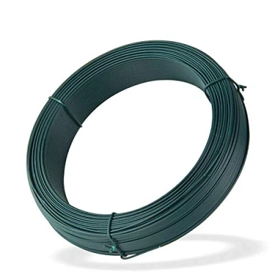 Abbildung von Draht Blumenbindedraht Bindedraht Rosendraht Basteldraht Spanndraht Wildzaun Maschendraht Zaun Blumendraht Wickeldraht 100 m x 1,4 mm