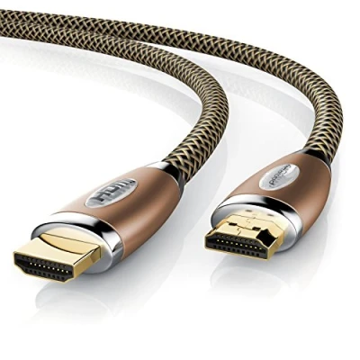 Abbildung von CSL 10m Premium HDMI Kabel 2.0b UHD 4K High Speed with Ethernet 2.0a 2.0 1.4a Ultra HD 2160p Full 1080p 3 Fach geschirmt 3D ARC CEC Kupfer Design