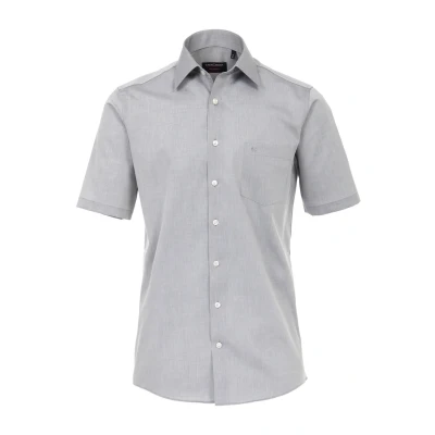 Abbildung von CASAMODA Comfort Fit Hemd Halbarm New Kent Kragen Popeline graphit Gr. 54