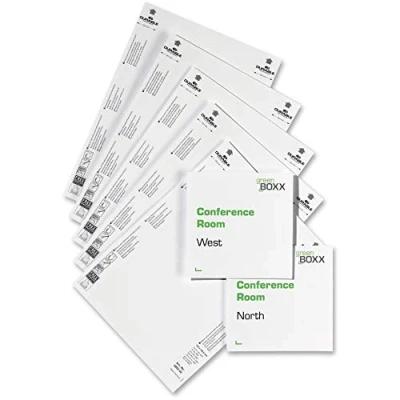 Abbildung von Durable Einsteckschild für Türschild Info Sign 149x148mm weiß VE=20 Sc