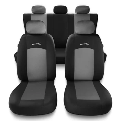 Abbildung von Mossa Universal Sitzbezüge Auto kompatibel mit Citroen C3 Aircross (2017 ) Autositzbezüge Schonbezüge für Autositze S G2
