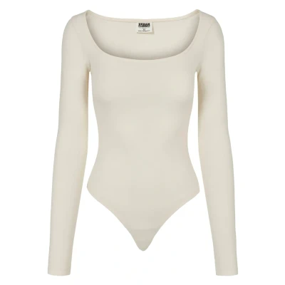 Abbildung von Urban Classics Longsleeve Langarmshirt, Damen, Größe: 5XL, Whitesand