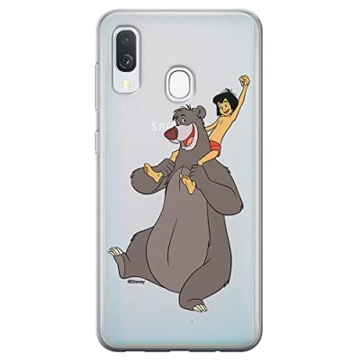 Abbildung von ERT GROUP Handyhülle für Samsung A40 Original und offiziell Lizenziertes Disney Muster Jungle Book 002 optimal an die Form des Handy angepasst, teilweise transparent
