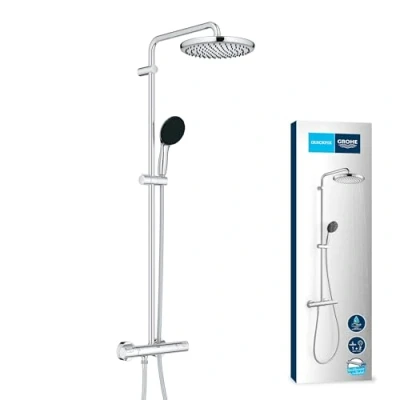 Abbildung von Grohe Vitalio Start System 250 Duschsystem mit Thermostat für Wandmontage Chrom