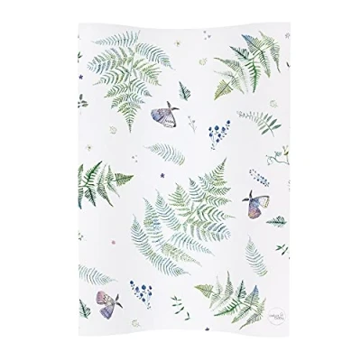 Abbildung von Ceba Baby Wickelauflage Wickelunterlage Wickeltischauflage 2 Keil 70x50 cm Abwaschbar Polypodie 70 x 50