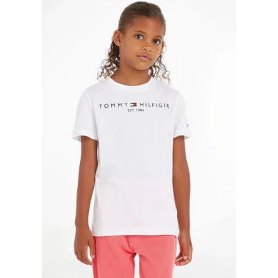 Abbildung von Tommy Hilfiger Essential TEE Tshirt print für Kinder, Größe: 140, White