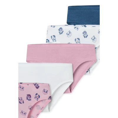Abbildung von Schiesser 5PACK Slip für Kinder, Größe: 140, Dunkelblau weiss rosa